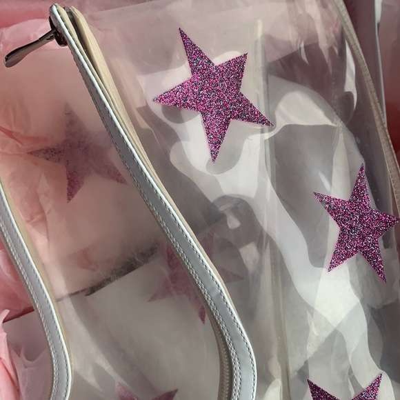 Cape Robbin BELLA clear boot w glitter stars US8.5 - Picture 11 of 11